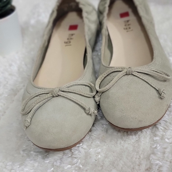 💙Hogl Austria Velvet Flat Womens Shoes - Picture 12 of 13